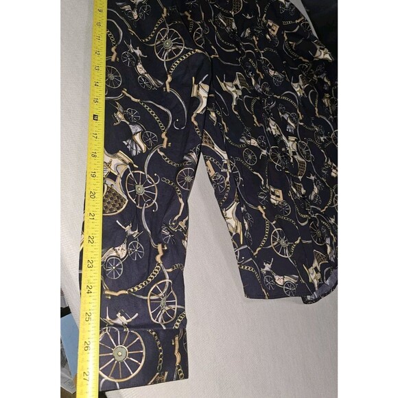 Paisley & Gray Big & Tall Mens Slim Fit Coach Print Button Down Long Sleeve XXL - Picture 11 of 12